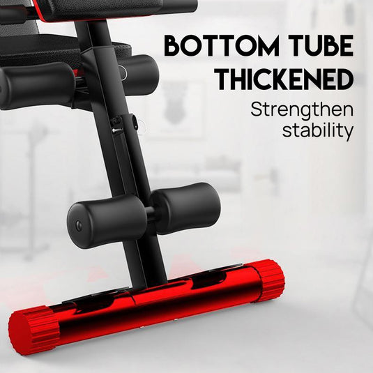ADKING Weight Bench Fitness Bench Press Squat Rack Adjustable Home Gym Equip