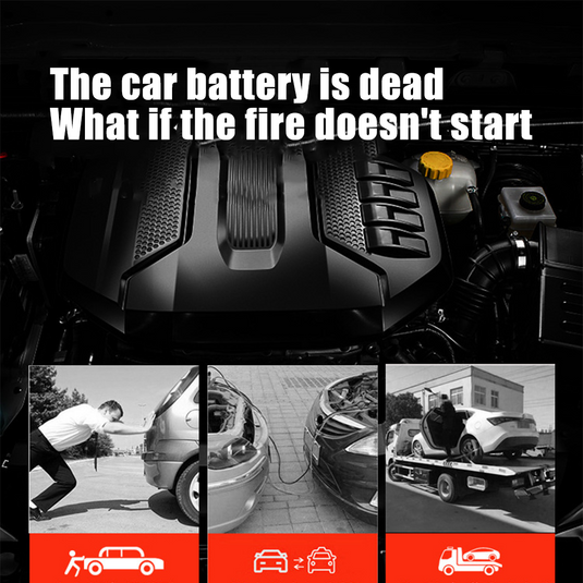 PORIYA 99800mAh Portable Car Jump Starter Booster 12V 1000A Battery Charger Power Bank