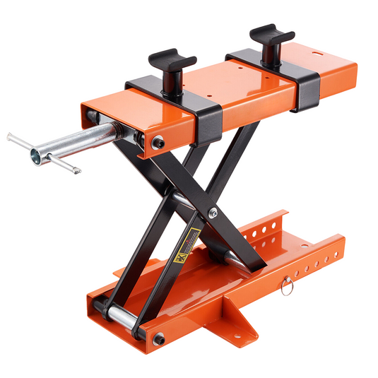 PORIYA 1100lb Motorcycle Scissor Lift Stand 500KG Motorbike Lift Working Bench ATV Jack