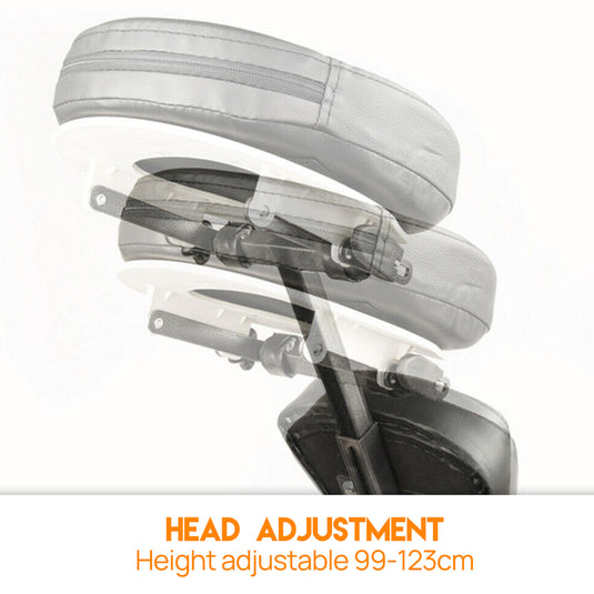 Foldable Massage Chair Table Aluminium Portable Chair Beauty Therapy Tattoo Waxi