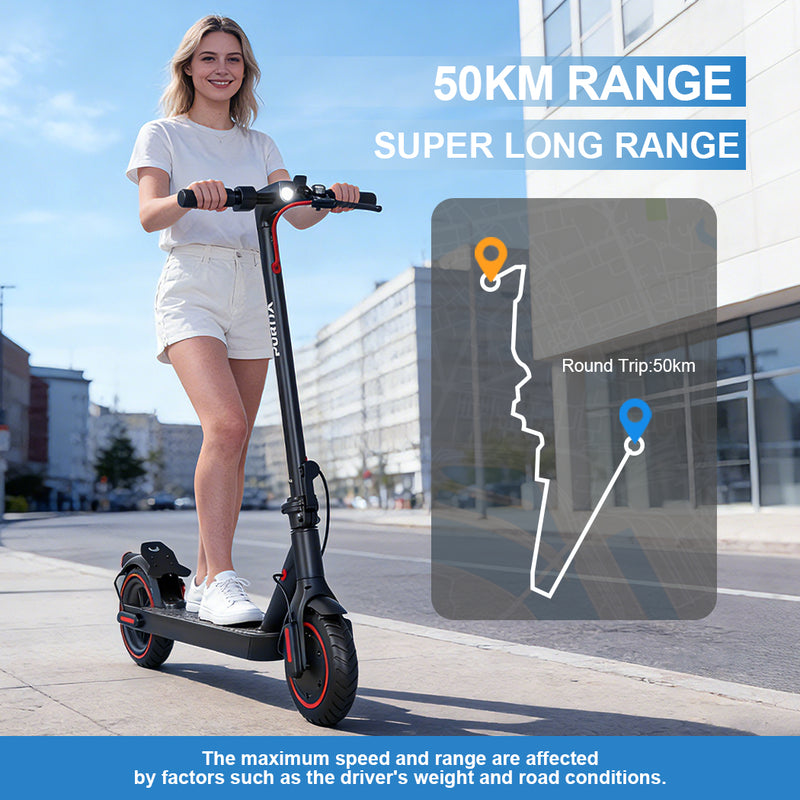 Load image into Gallery viewer, PORIYA Electric Scooter w/ Rear Wing 900W 40KM/H Adult Foldable Portable E-Bike W/App
