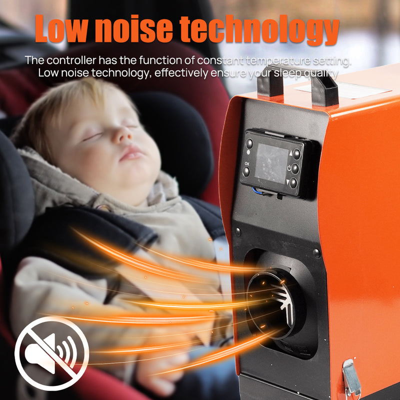 Load image into Gallery viewer, PORIYA Diesel Air Heater All-in-one 12V 8KW Bluetooth App LCD for Car RV Indoors
