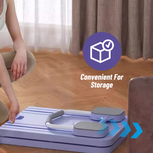 Multifunctional Abdominal Board Pilates Slide Board Gym 8-in-1 W/ 4×Push-up grip