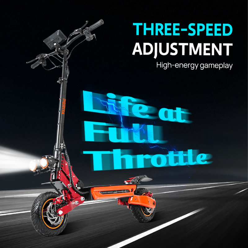 Load image into Gallery viewer, 4000W Dual Motor Electric Scooter 75KM/H 60KM Foldable Adult Off Road E-Bike
