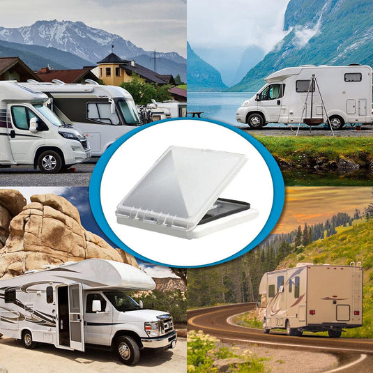 PORIYA 14" Universal RV Roof Vent Lid Cover Replacement Anti-UV Camper Trailer Motorhom