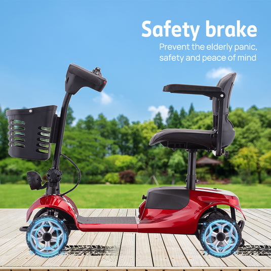 PORIYA Electric Mobility Scooter Electric Motorised Power Portable Folding