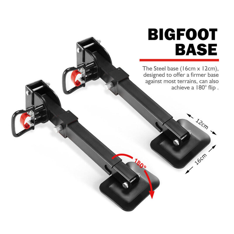 Load image into Gallery viewer, PORIYA 400MM Caravan Drop Down Corner Legs Trailer Steel Legs 1200LBS 2400LBS 2/4PCS
