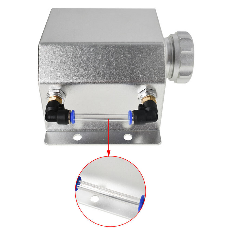 Load image into Gallery viewer, PORIYA Universal 1L Aluminum Radiator Coolant Overflow Bottle Tank Expansion Reservoir
