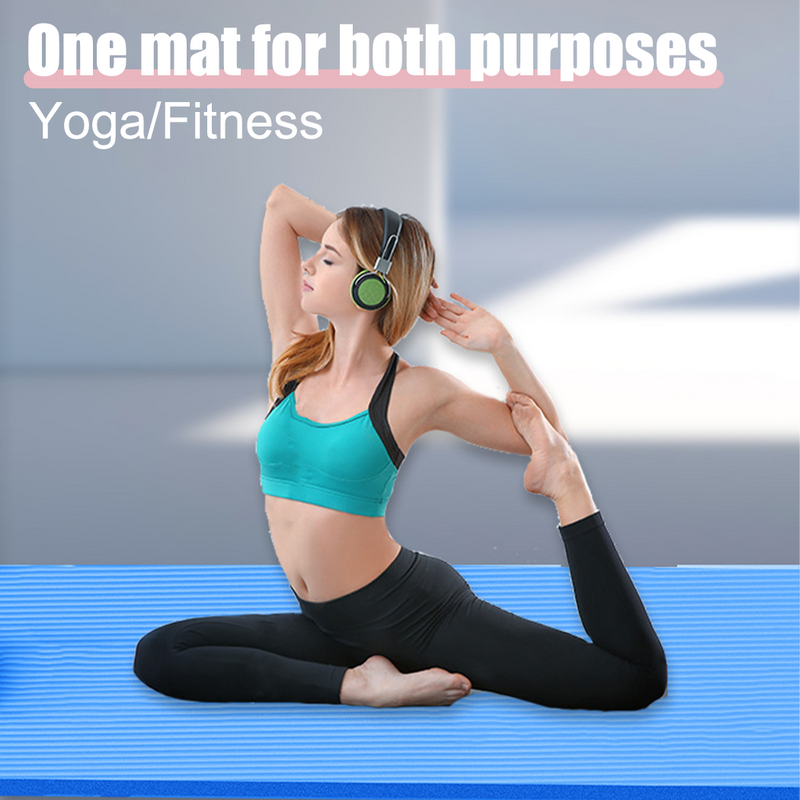 Load image into Gallery viewer, 10/15/20MM Thick Yoga Mat Pad NBR Nonslip Exercise Fitness Pilate Gym Durable
