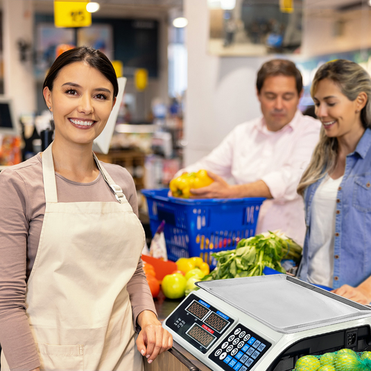 PORIYA Electronic Digital Scale Shop Platform Kitchen Scales Commercial 300 /150/ 40KG