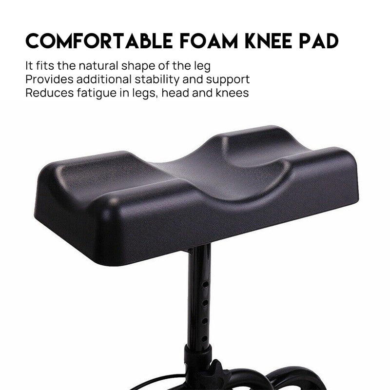 Load image into Gallery viewer, Foldable Knee Walker Scooter Mobility Alternative Crutches Wheelchair w/ Basket
