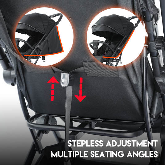 PORIYA Baby Stroller Reversible Handle Foldable Pram Portable Travel Pushchair Stroller