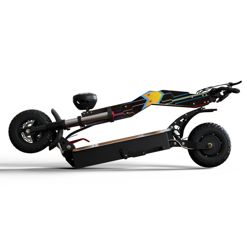 Load image into Gallery viewer, Electric Scooter NFC Start 3500W 80KM/H OFF Road Adult Foldable RGB E-Bike
