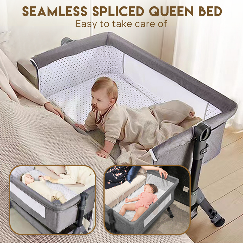 Load image into Gallery viewer, PORIYA Baby Cots Foldable Newborn Co-Sleeper Bed Baby Bassinet Bedside Sleep Cradle

