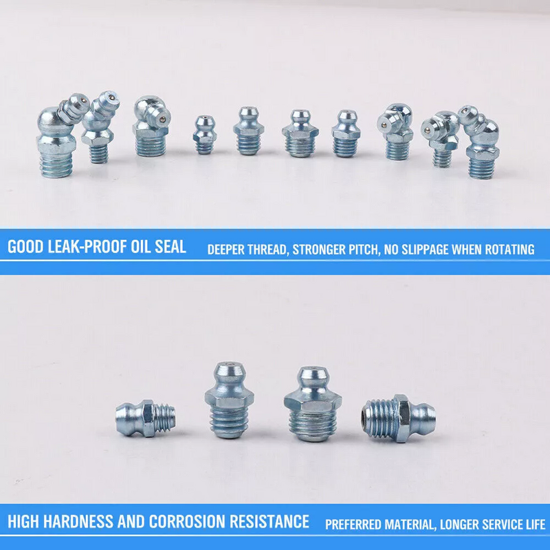 Load image into Gallery viewer, PORIYA 220/280pcs Hydraulic Grease Nipple Metric Imperial Mechanical Lubricant Fitting Kit
