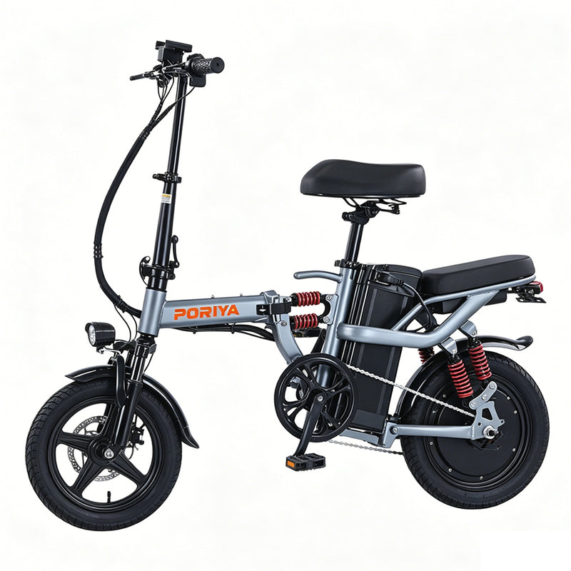 Load image into Gallery viewer, PORIYA Foldable Electric Bicycle 1000W 50KM/H Portable Commuter Travel Bicycle E Bike 48V
