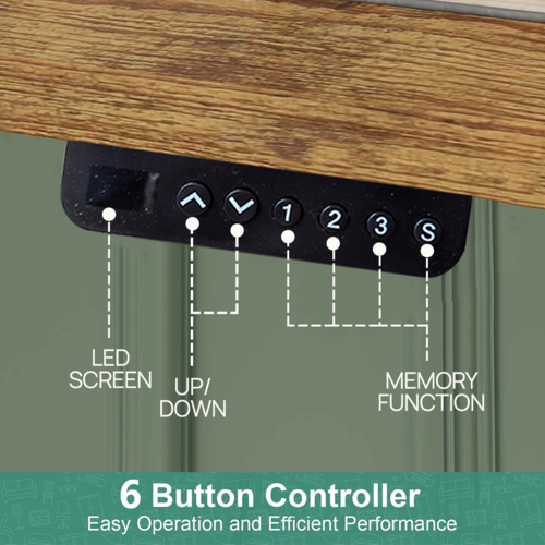 PORIYA Electric Standing Desk Gaming Desks Computer Table Home Office 3-Stage