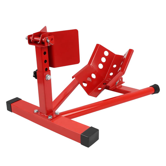 PORIYA Adjustable Motorcycle Front Wheel Chock Motorbike 10"-21" Trailer Stand