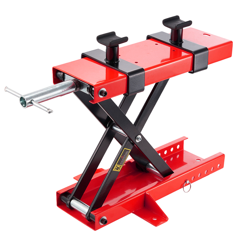Load image into Gallery viewer, PORIYA 1100lb Motorcycle Scissor Lift Stand 500KG Motorbike Lift Working Bench ATV Jack

