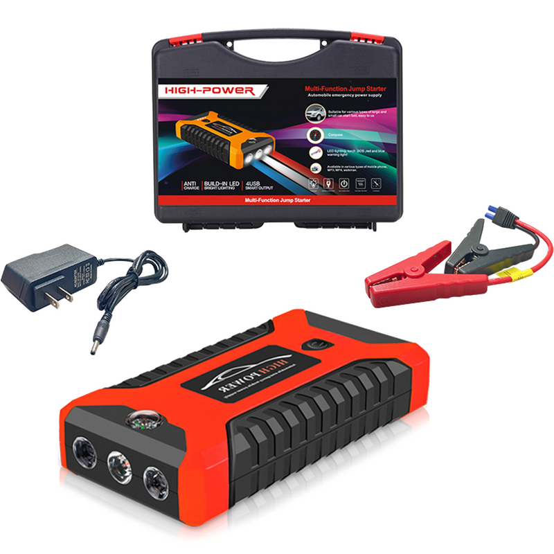 Load image into Gallery viewer, PORIYA 99800mAh Portable Car Jump Starter Booster 12V 1000A Battery Charger Power Bank
