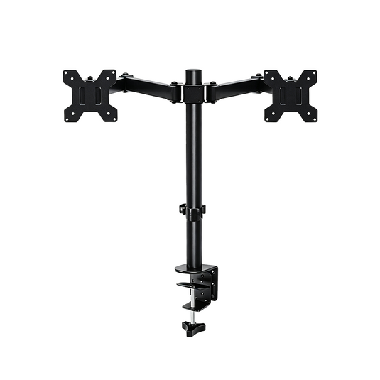 PORIYA Monitor Arm Dual Desk Mount 10-32'' Displays Screen Bracket Holder Black