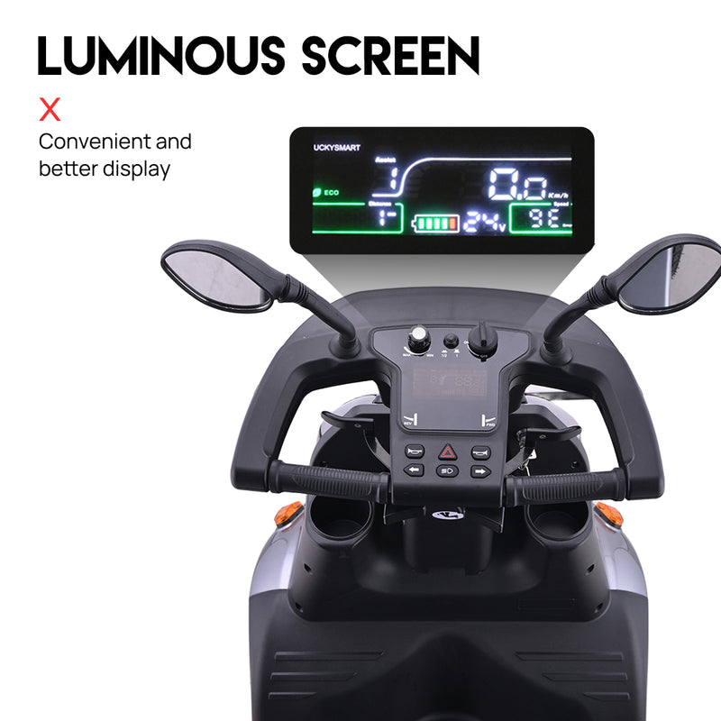 Load image into Gallery viewer, Electric Mobility Scooter 60KM Range /h 150KG Electric Motorised for Elderly12km
