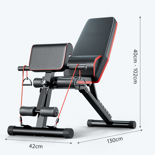 Adjustable FID Ab Abdominal Weight Press Bench Fitness Incline Sit up Gym Flat
