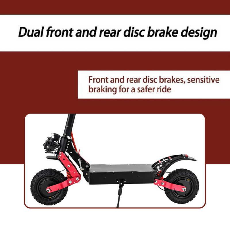 Load image into Gallery viewer, 4000W 70-80KM/H Portable Electric Scooter Dual Motor Foldable Off Road E-Bike
