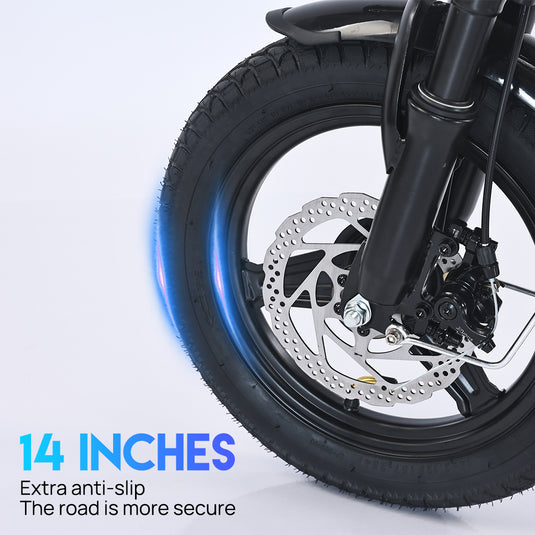 Foldable Electric Bicycle 1000W 50KM/H Protable Commuter Travel Bicycle E Bike 48V