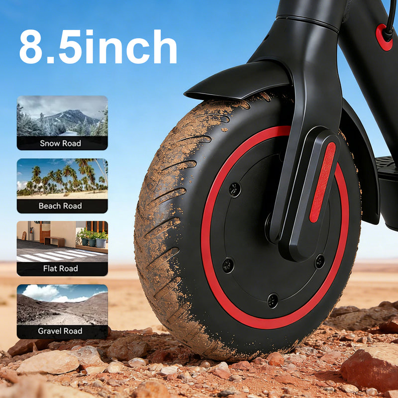 Load image into Gallery viewer, PORIYA Electric Scooter w/ Rear Wing 900W 40KM/H Adult Foldable Portable E-Bike W/App

