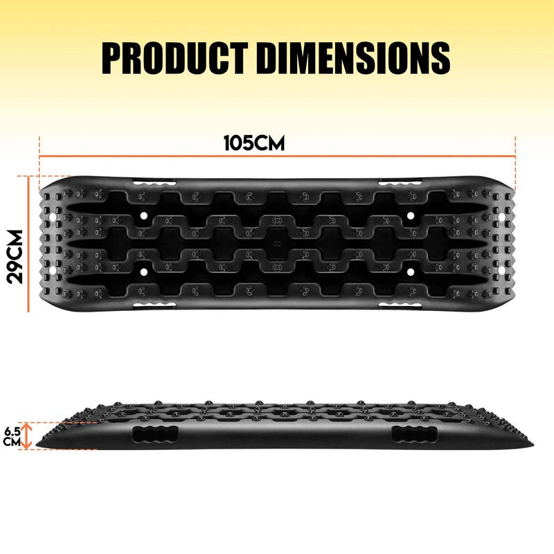 Load image into Gallery viewer, PORIYA 4WD Recovery Tracks Sand Mud Snow Traction Boards Off-Road Device Mat 10T 2PCS
