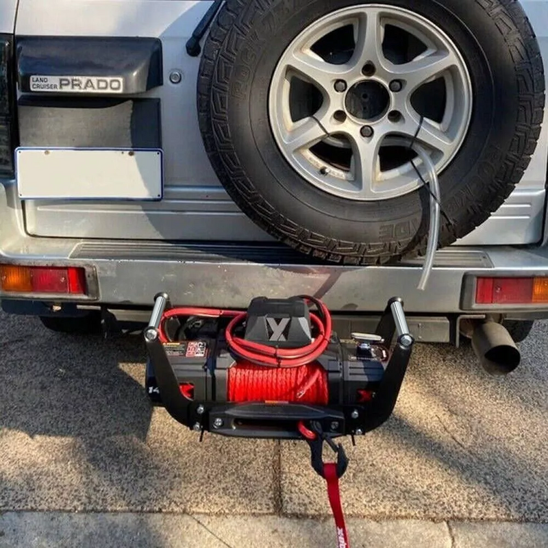 Load image into Gallery viewer, PORIYA Winch Mounting Plate Cradle Steel 8000-14500lbs Universal Truck Trailer
