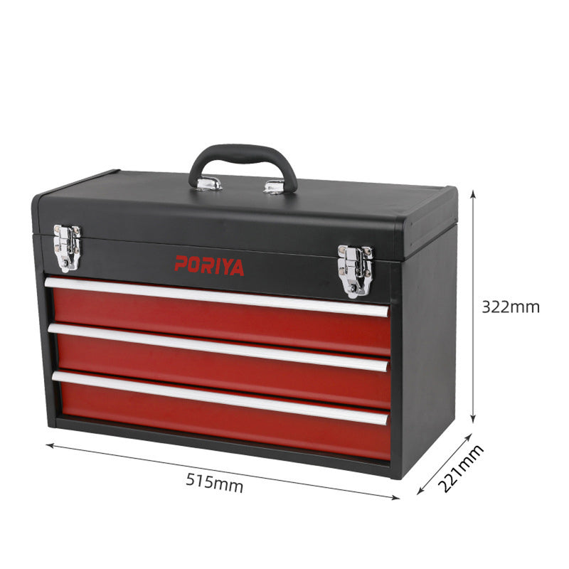 Load image into Gallery viewer, PORIYA 112pcs Tool Box Trolley Tool Set Portable Tool Kit DIY Hand Tool Set
