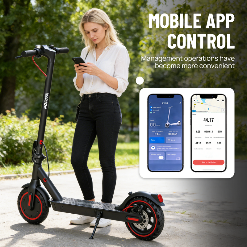 Load image into Gallery viewer, PORIYA Electric Scooter Adult 900W 40KM/H 50KM Foldable Portable Travel E Bike w/ APP
