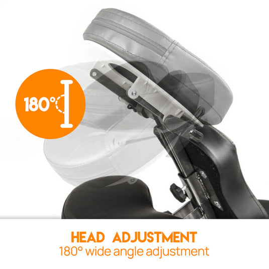 Foldable Massage Chair Table Aluminium Portable Chair Beauty Therapy Tattoo Waxi