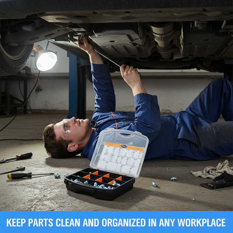 Load image into Gallery viewer, PORIYA 220/280pcs Hydraulic Grease Nipple Metric Imperial Mechanical Lubricant Fitting Kit
