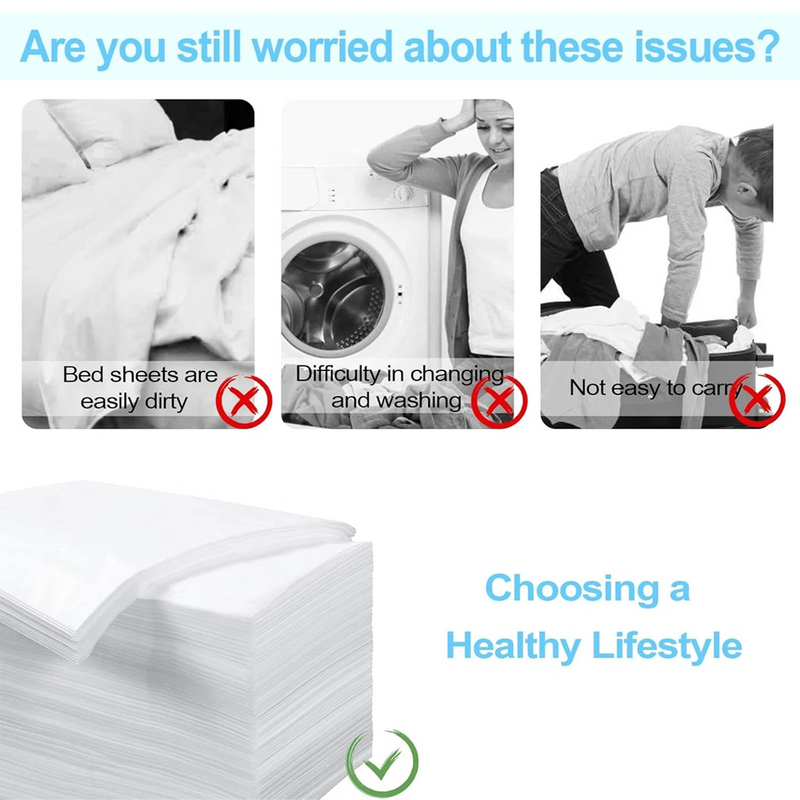 Load image into Gallery viewer, PORIYA 100-300 pcs Disposable Massage Table Sheet Non-Woven Spa Salon Beauty Bed Cover
