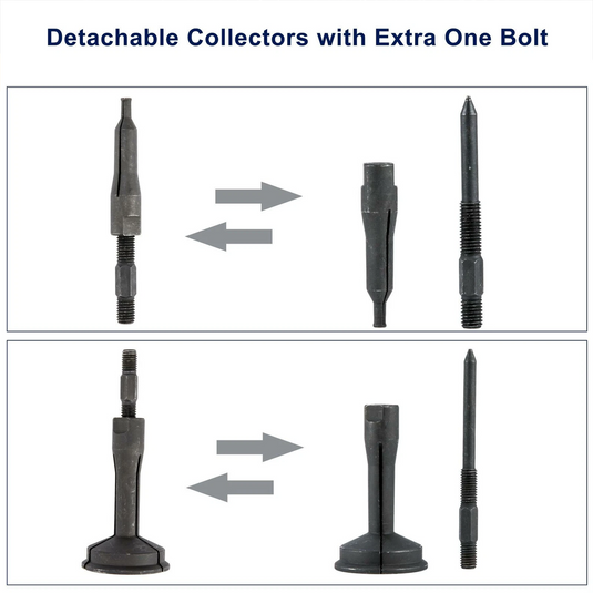 PORIYA 16PCS Blind Hole Pilot Internal Extractor Remover Bearing Puller Set with Case