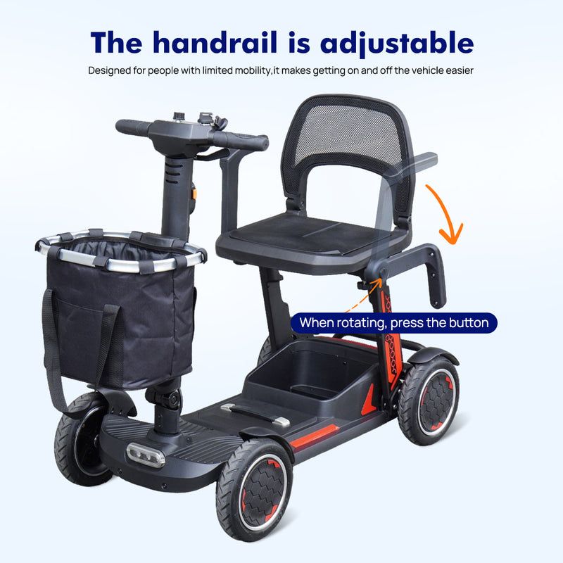 Load image into Gallery viewer, PORIYA 19.5KG Electric Mobility Scooter Lithium Power Foldable Airline w/ Basket
