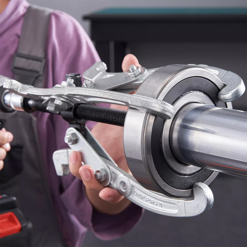 Load image into Gallery viewer, PORIYA Gear Puller Set 3" 4" 6" 8" 3-Jaw Bearing Puller Wheel Gear Pulley 4PCS
