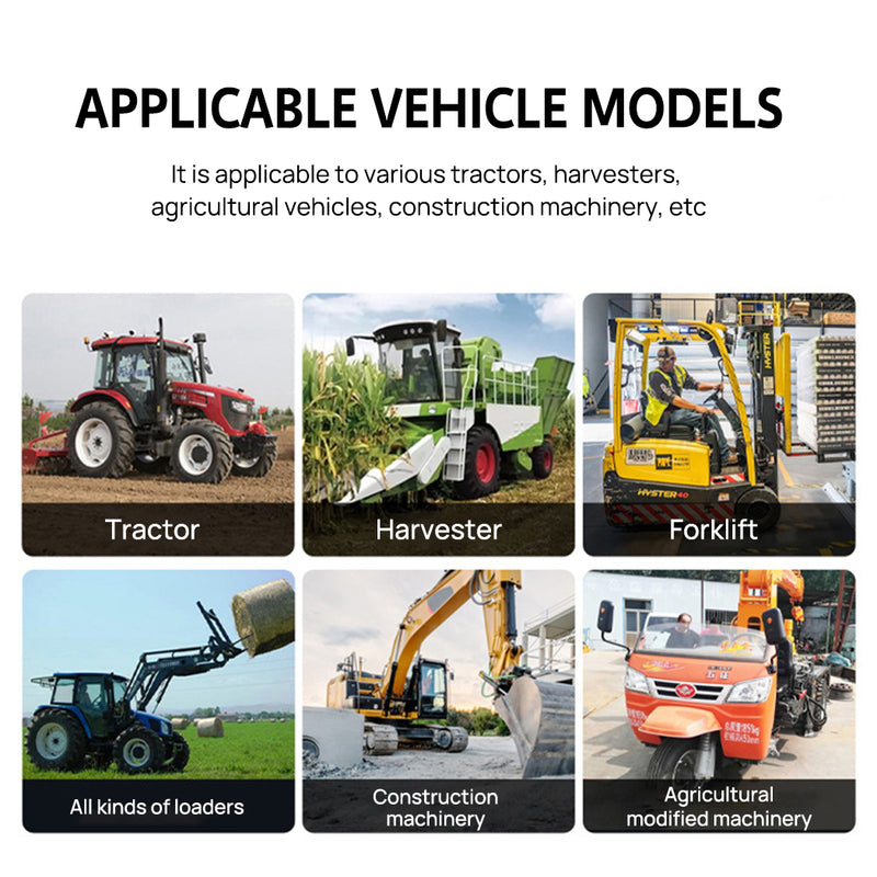 Load image into Gallery viewer, PORIYA Tractor Seat Universal Excavator Forklift Adjust Suspension Backrest

