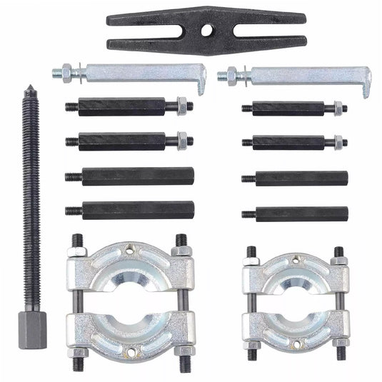 PORIYA 14pcs Bearing Splitter Gear Puller Set Fly Wheel Separator Removal Tool Kit