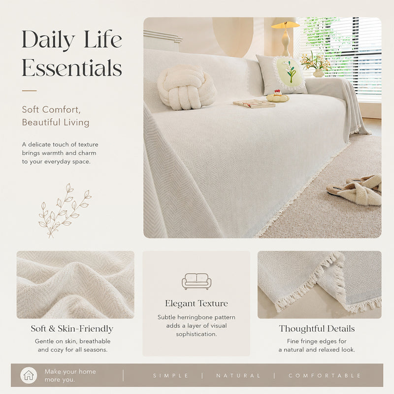 Load image into Gallery viewer, PORIYA Sofa Couch Throw Cover Blanket Recliner Chair Cover Sofa Slipcover Throw
