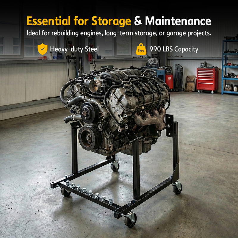 Load image into Gallery viewer, PORIYA Engine Cradle Complete With Wheels compatible with Holden/Chevy LS Engine
