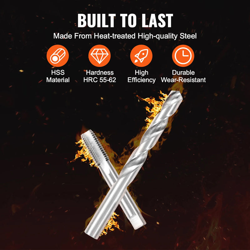 Load image into Gallery viewer, PORIYA Metric Thread Repair Insert Kit Helicoil Coil Tool M5/M6/M8/M10/M12 131/338pcs
