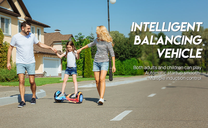 Load image into Gallery viewer, Electric Hoverboard Bluetooth Speaker Portable LED Self Balancing Scooter UL
