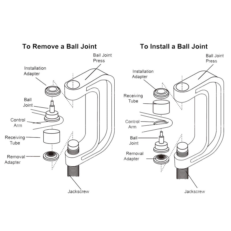 Load image into Gallery viewer, PORIYA 10pc Ball Joint Press Service Kit Remover Separator Adaptor 4x4 Garage Tool
