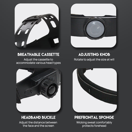 PORIYA Solar Helmet Auto Darkening Welding Welder Lens ARC TIG MIG MAG Large View