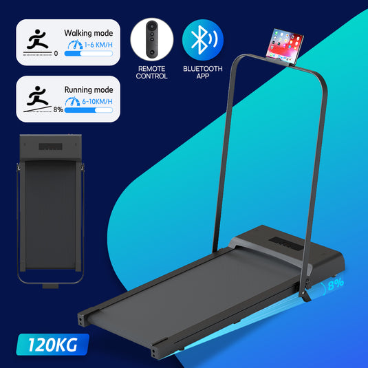 PORIYA Electric Quiet Under Desk Treadmill for Home Gym Fitness Remote Control