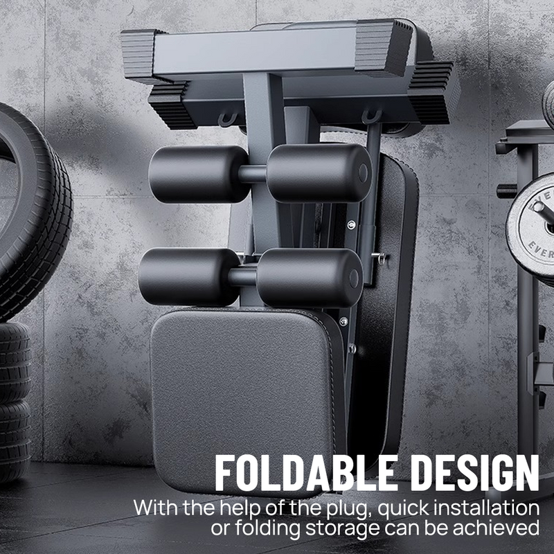 Load image into Gallery viewer, PORIYA 9In1 Foldable Adjustable Weight Bench Fitness Bench Adjustable Bench Gym
